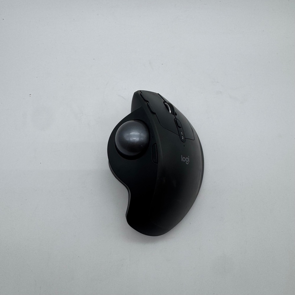 Logitech MX Ergo Wireless Trackball Mouse Graphite M-R0065 with Riser Base
